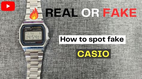 how to tell a fake casio watch|casio watch authenticity check.